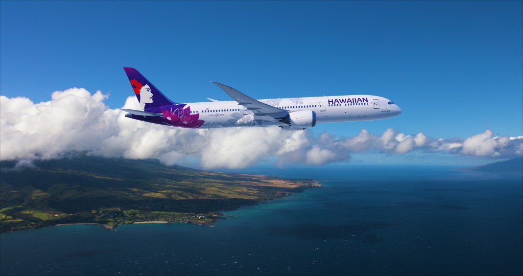 Hawaiian Airlines has unveiled its new Boeing 787-9 Dreamliner plane