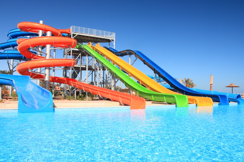 water slides