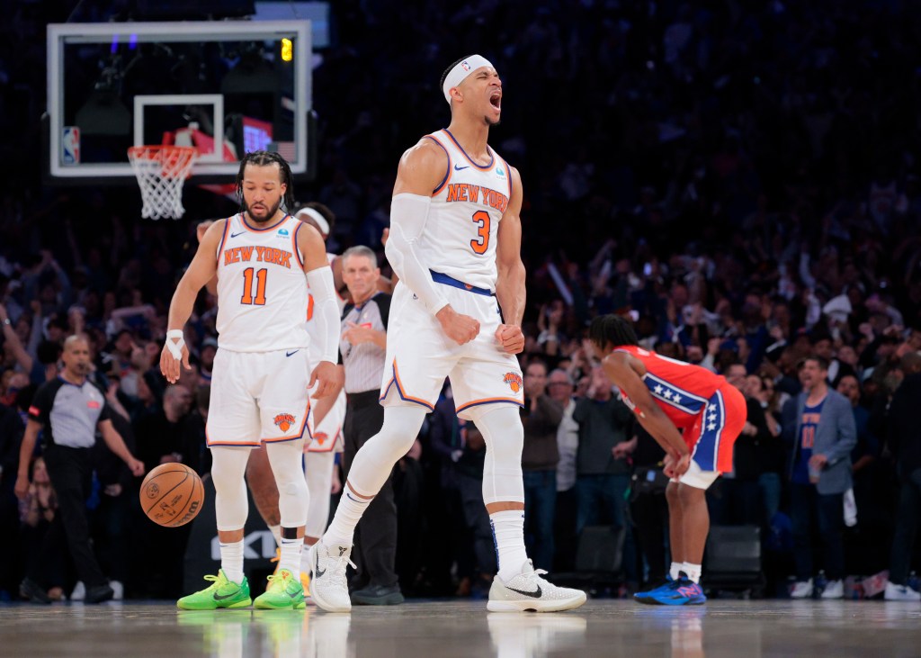 Josh Hart played a key role in the Knicks' win.