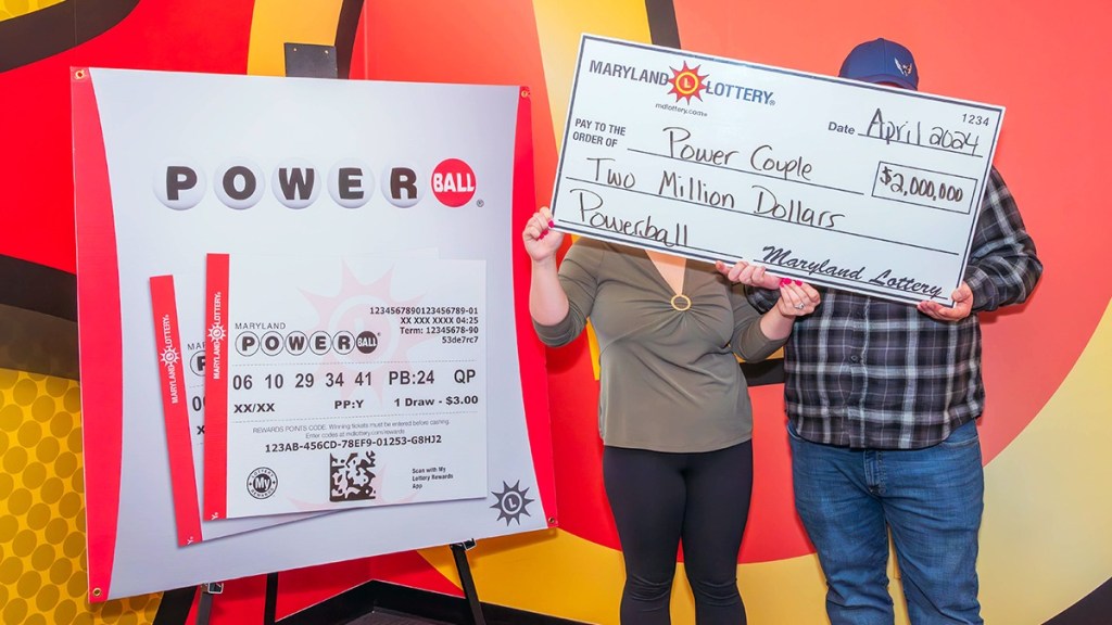 A Maryland couple have won $2 million after purchasing two identical tickets for the same Powerball drawing.