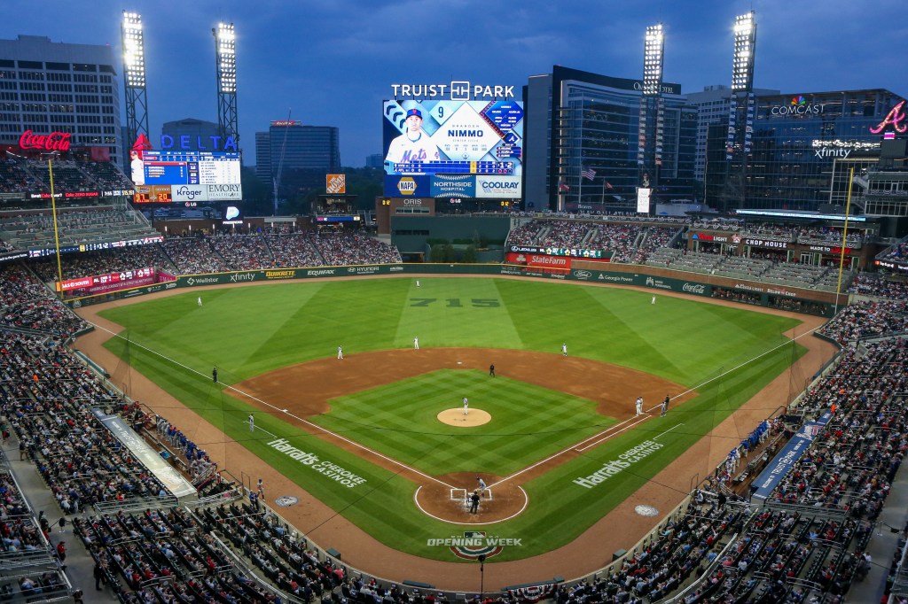 Wednesday's Mets vs. Braves game in Atlanta has been postponed due to rain.