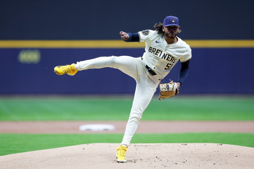 Freddy Peralta has been a stabling force for the Brewers at the top of their rotation.