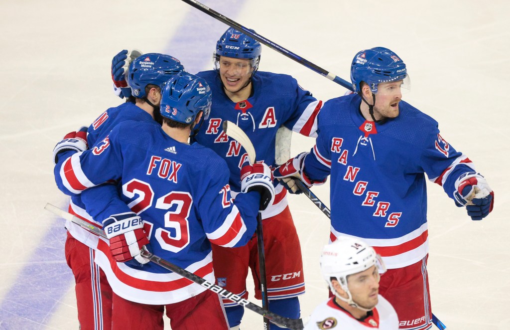 The Rangers are taking on the Capitals in the first round.