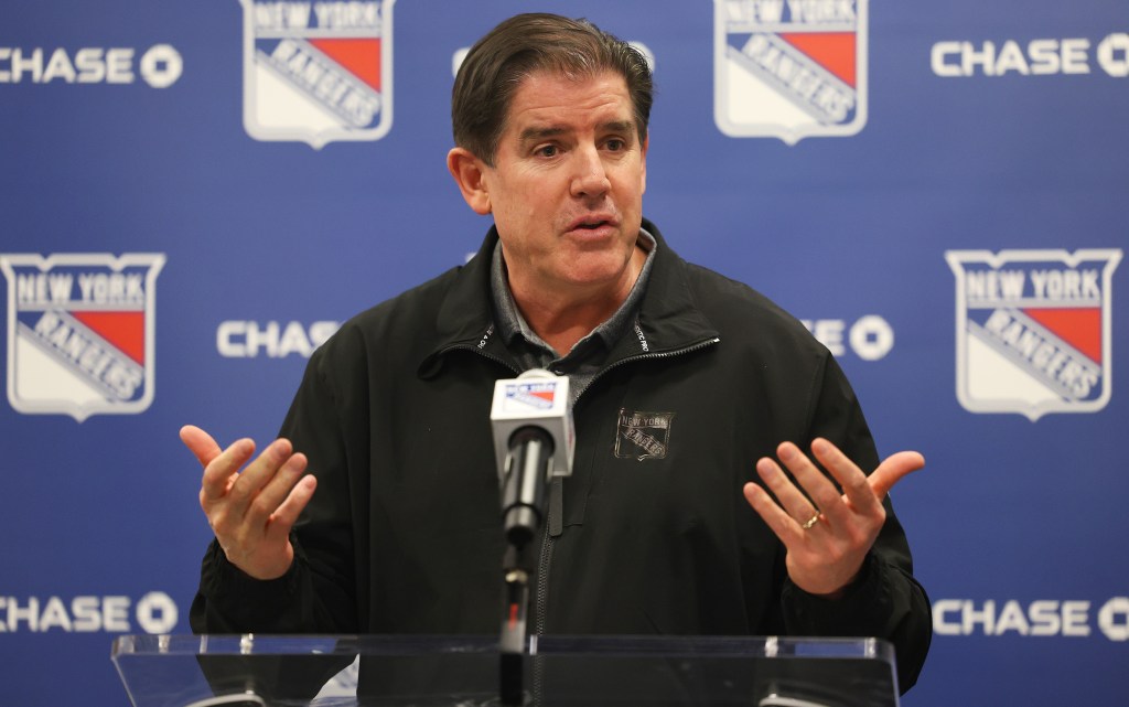 Rangers coach Peter Laviolette