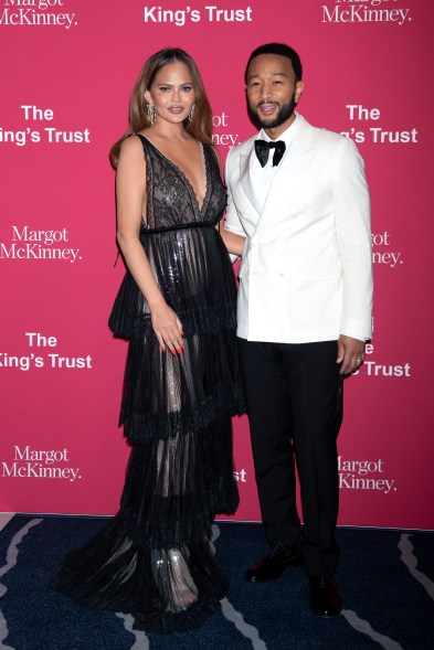 Chrissy Teigen and John Legend King's Trust 2024 Global Gala Casa Cipriani