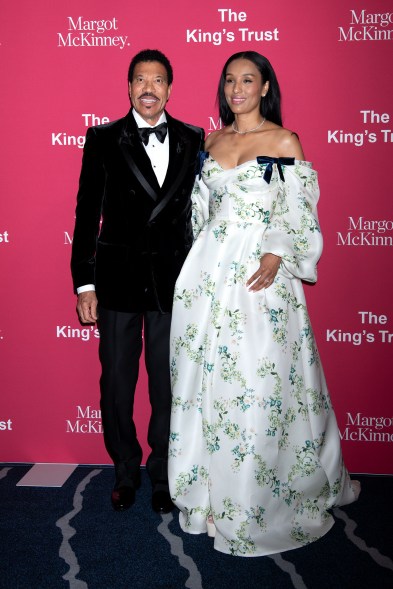 Lionel Richie and Lisa Parigi King's Trust 2024 Global Gala Casa Cipriani