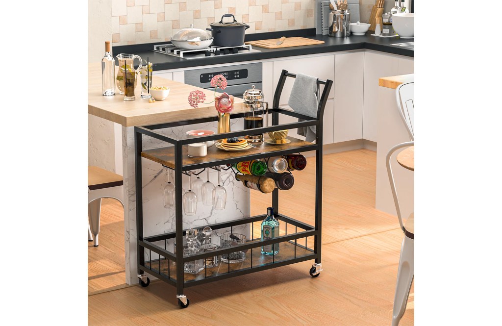 Brocklehurst Metal Bar Cart
