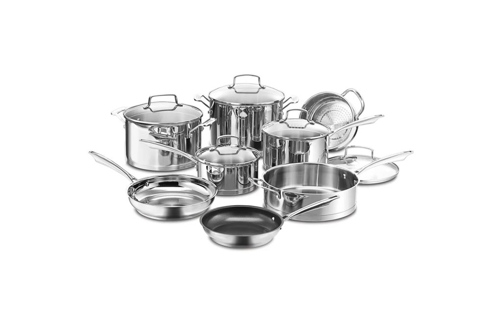 Cuisinart Professional Series 13 Piece Stainless Steel Cookware Set
