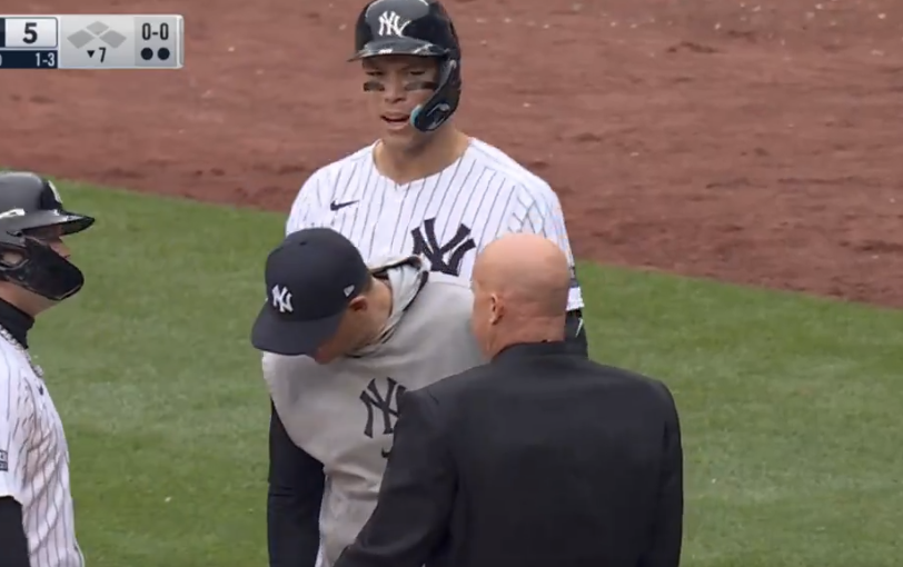 It marked the first ejection of Aaron Judge's Yankees career.