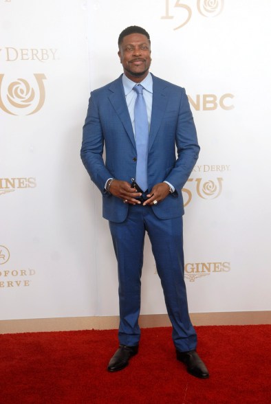 Chris Tucker poses on the 150th Kentucky Derby