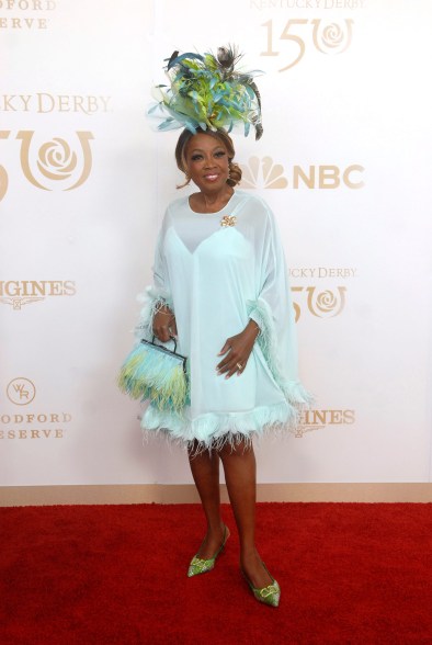 Star Jones poses on the 150th Kentucky Derby