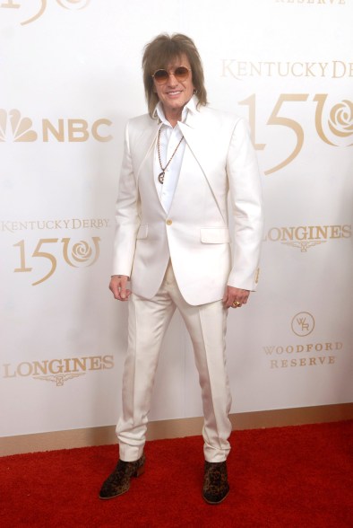 Richie Sambora poses on the 150th Kentucky Derby