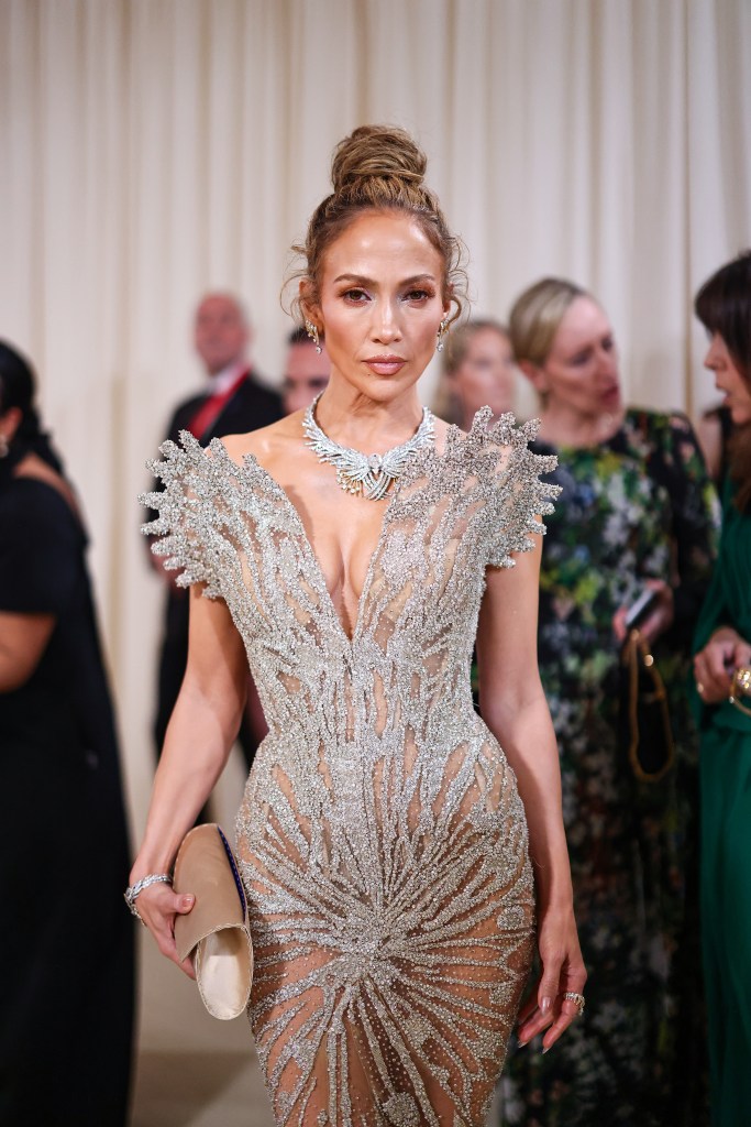 Jennifer Lopez attends The 2024 Met Gala Celebrating "Sleeping Beauties: Reawakening Fashion" at The Metropolitan Museum of Art on May 06, 2024 in New York City.