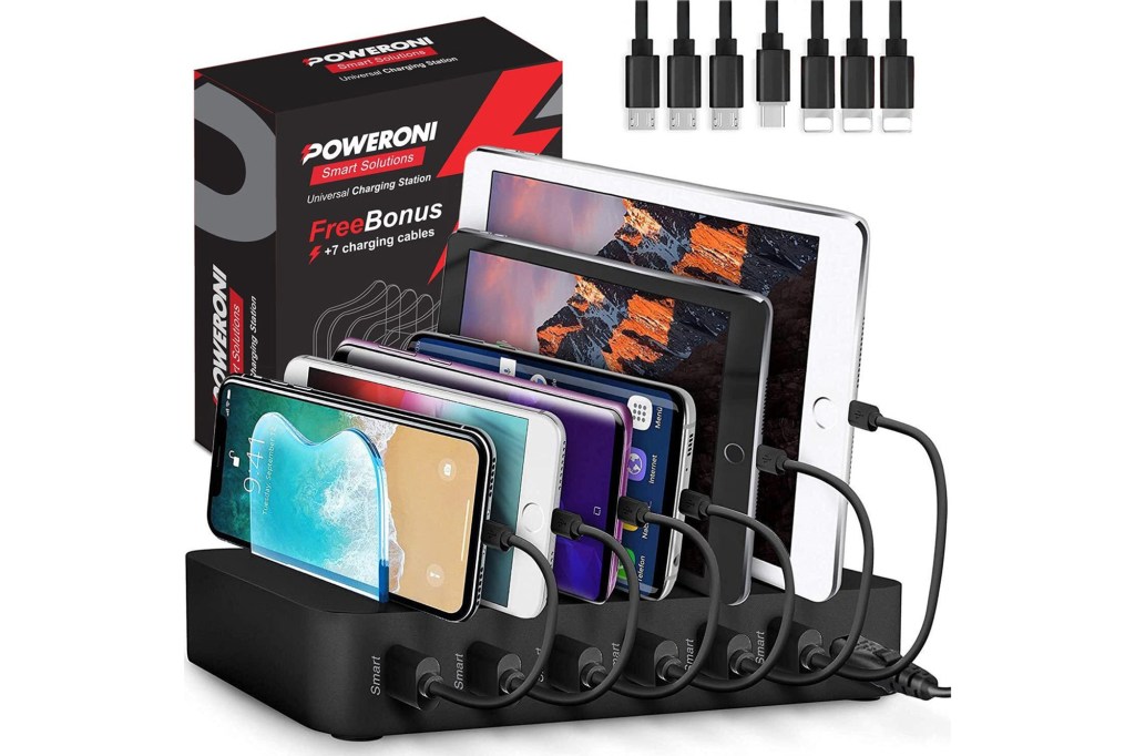 Poweroni USB 6-Port Charging Dock