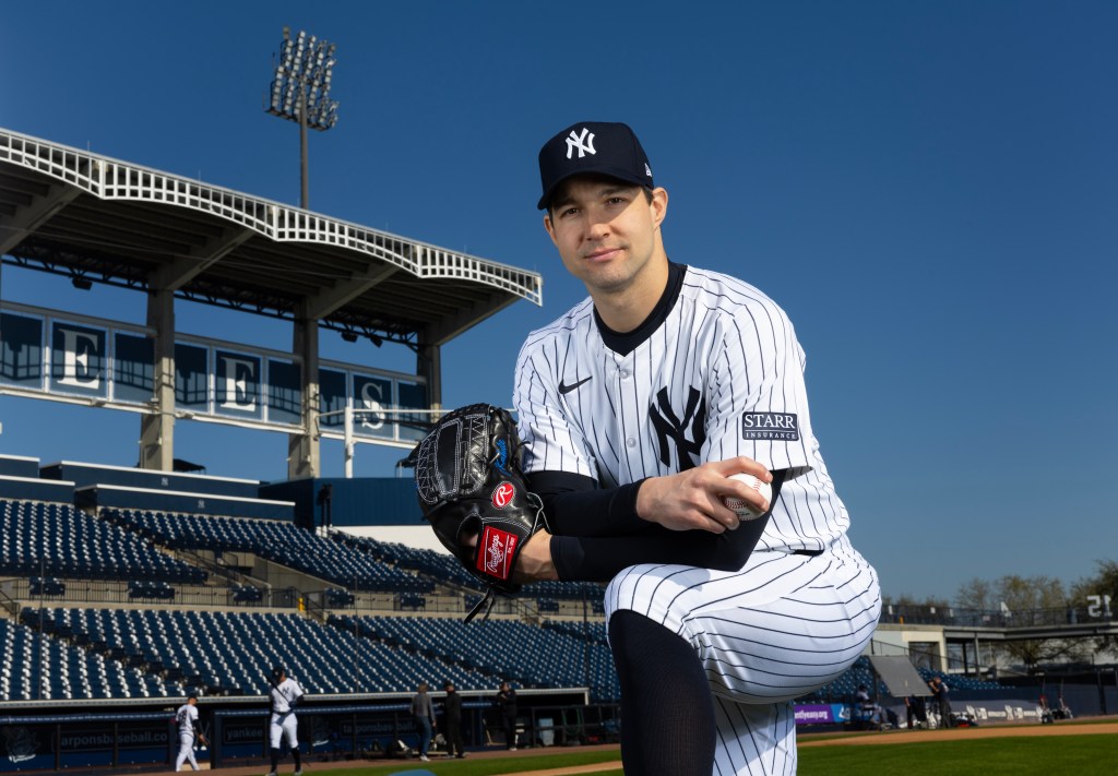 Tommy Kahnle, posing for a picture during spring training, is going to make some rehab outings soon.