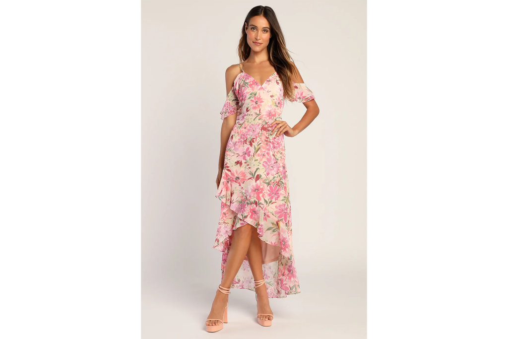 Lulus Watch Me Grow High-Low Dress