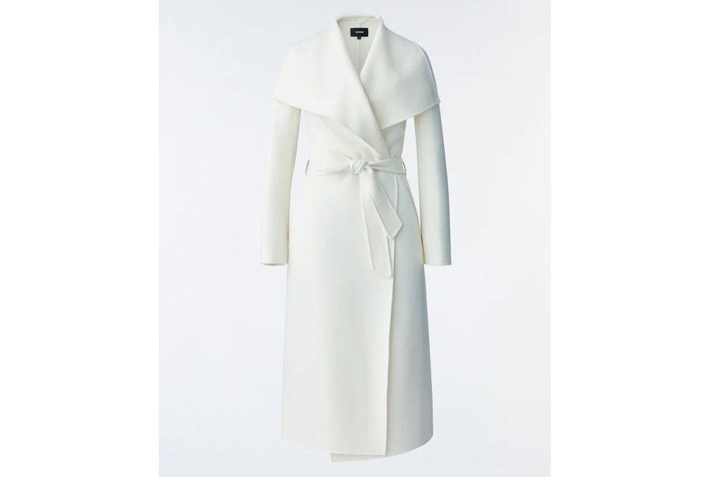 MAI-CN Double-Face Wool Wrap Coat