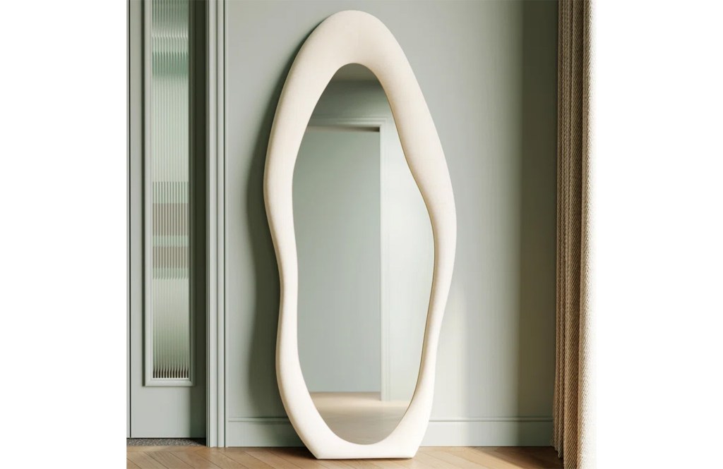 Amon Full Length Mirror Wavy Mirror Floor mirror
