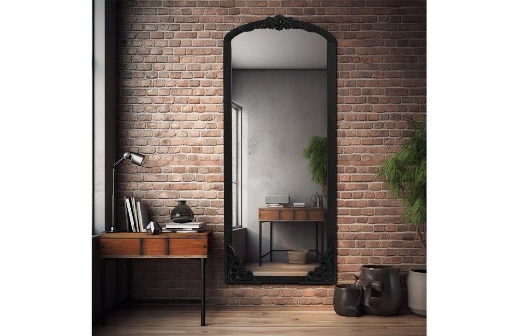 Anjulie Arch Solid Wood Mirror Full Length Mirror