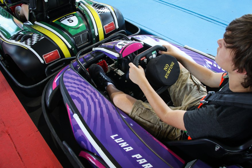 Electric Eden Raceway, Luna Park in Coney Island, Brooklyn.