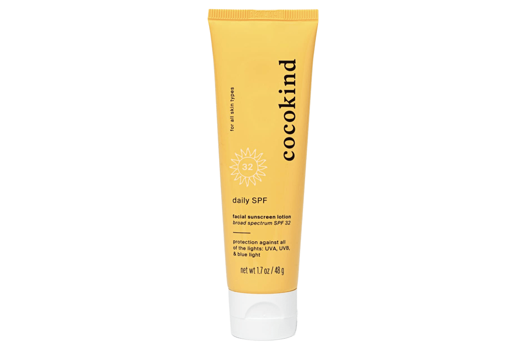 Cocokind Daily SPF Facial Sunscreen Lotion Broad Spectrum SPF 32