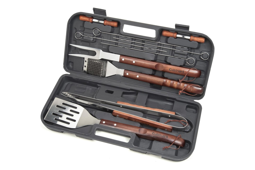 Cuisinart 13-Piece Wooden Grill Tools Set