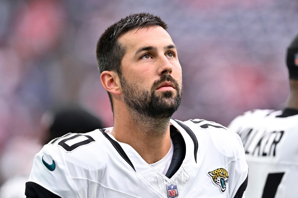 Brandon McManus is pictured during a game with the Jaguars last season.