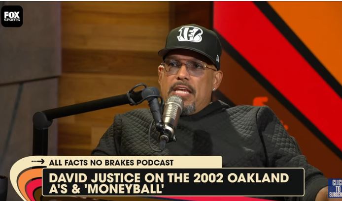 David Justice wasn't happy about his "Moneyball" portrayal.