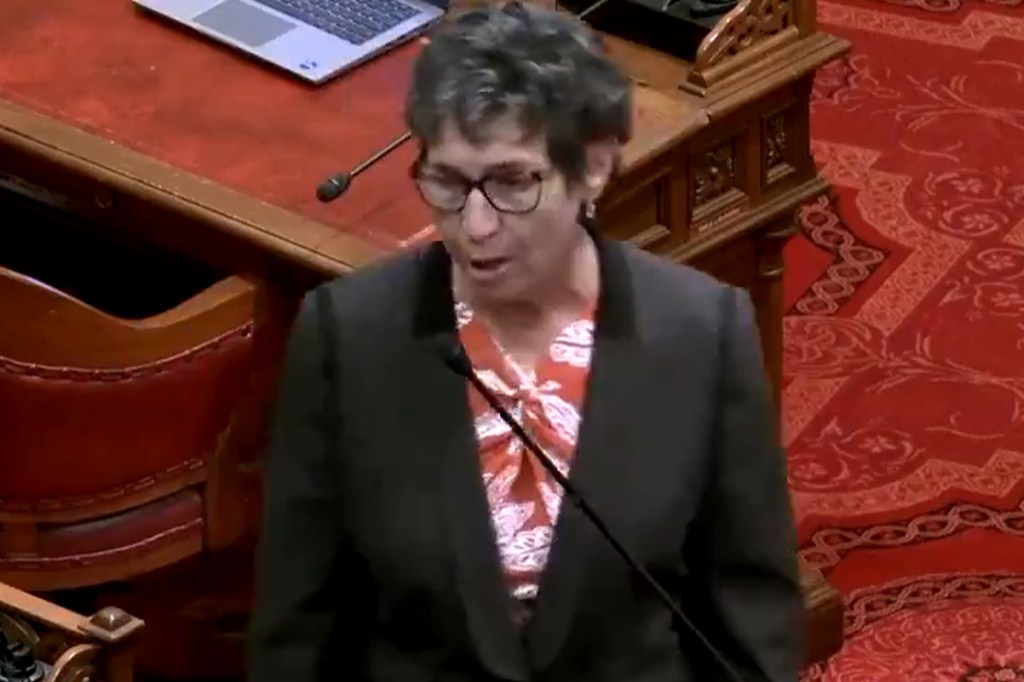 California Democratic Sen. Susan Eggman gave a fiery speech on the senate floor last Thursday when lawmakers were weighing legislation that'd make it a felony to purchase or solicit a minor for commercial sex in California. 