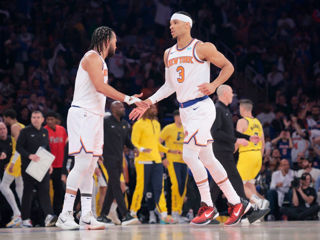 Josh Hart came up big in the four quarter for the Knicks during Game 1 on Monday night.