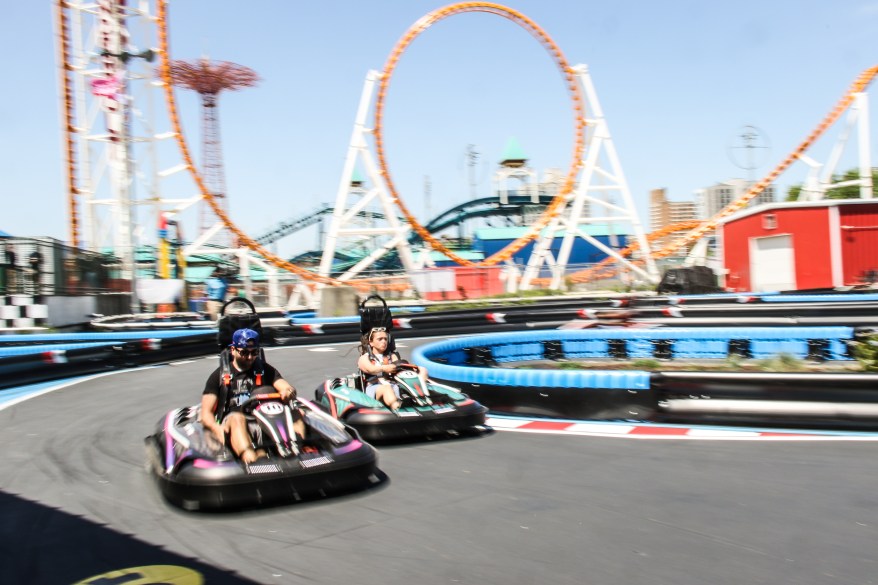 Electric Eden Raceway, Luna Park in Coney Island, Brooklyn.