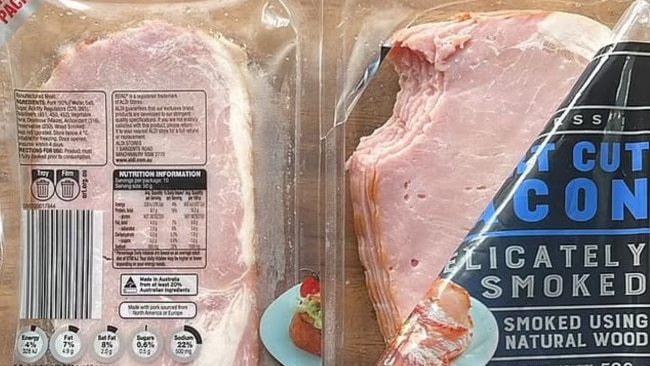 A customer found a bite taken out of their Aldi bacon. 