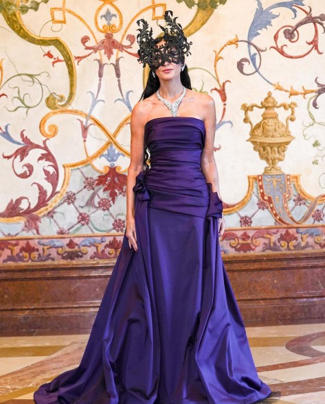 MASK APPEAL: Demi Moore can’t hide her signature style at a Cartier gala in Vienna.