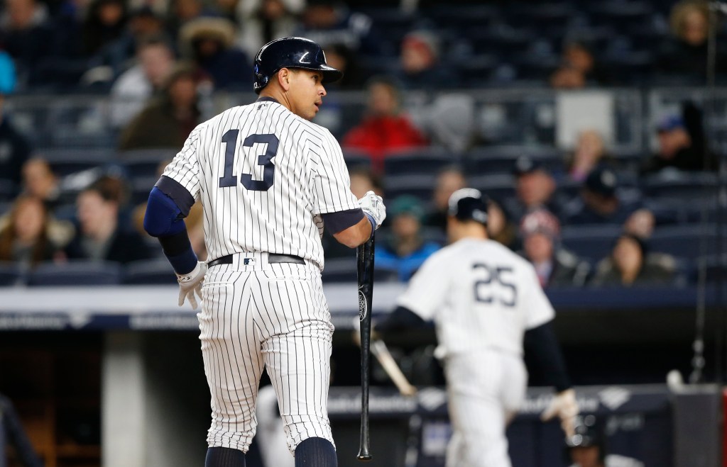 Alex Rodriguez played 12 seasons for the Yankees.