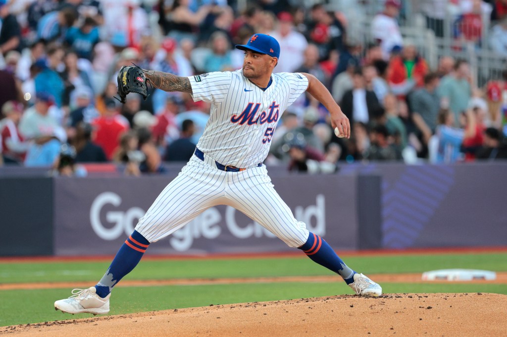 Sean Manaea struggled in the fourth inning after a strong start to the game.