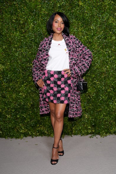 Kerry Washington, wearing CHANEL, attends the CHANEL Tribeca Festival Women's Lunch