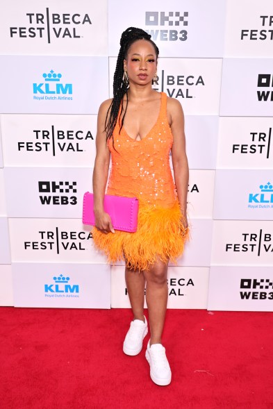 Monique Coleman attends the "BRATS" premiere during the 2024 Tribeca Festival