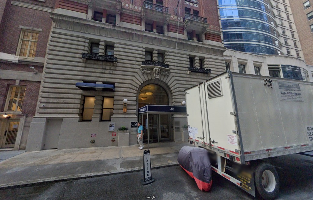 The attack unfolded outside the four-star Club Quarters Hotel on West 45th Street just before 2.30 am back on May 10, cops said. 