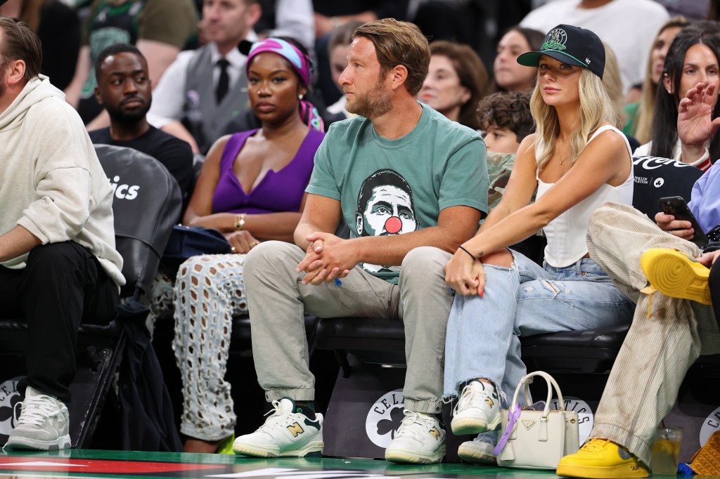 Barstool Sports owner Dave Portnoy attends game two of the 2024 NBA Finals.