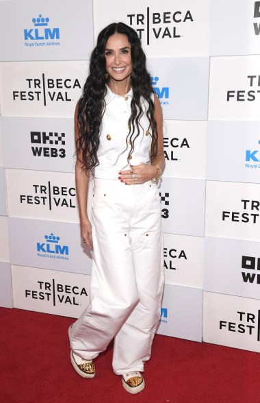 Demi Moore attends a screening of "BRATS" during the 2024 Tribeca Festival