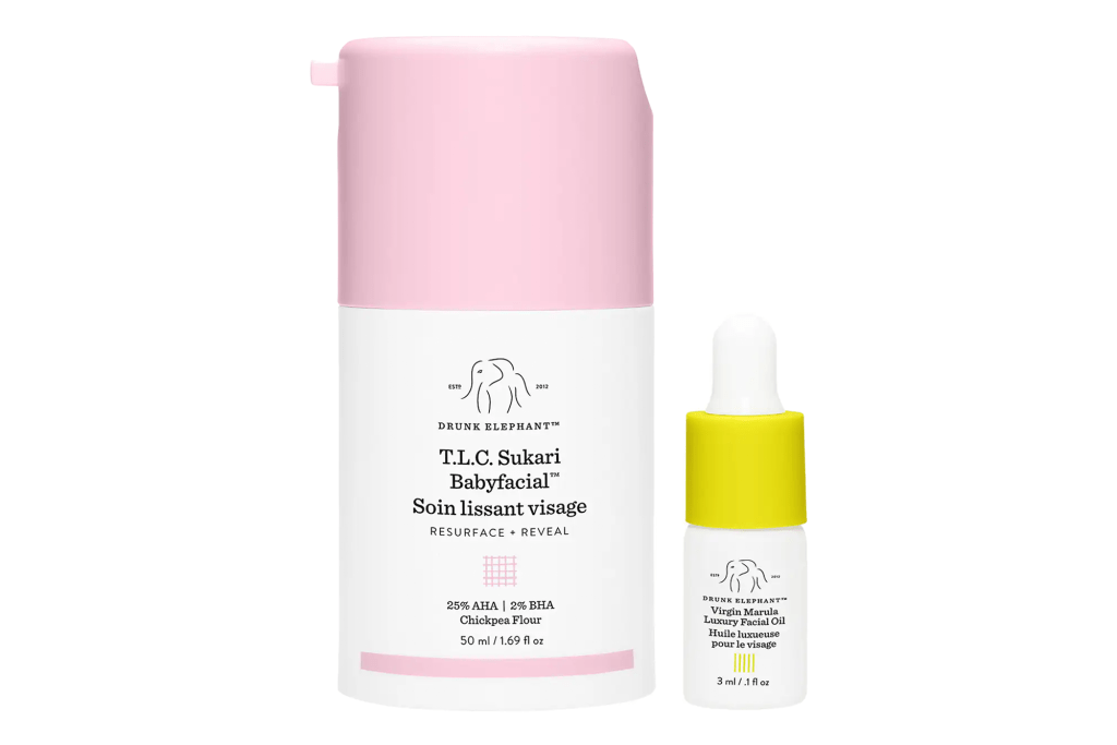 Drunk Elephant T.L.C. Sukari Babyfacial AHA + BHA Mask