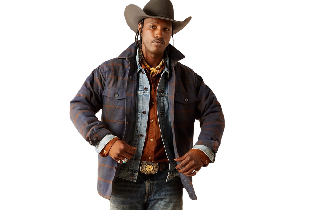 man wearing a cowboy hat