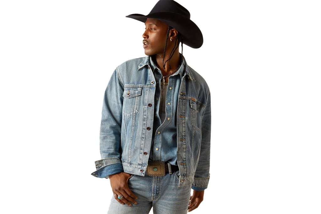 A man wearing a cowboy hat