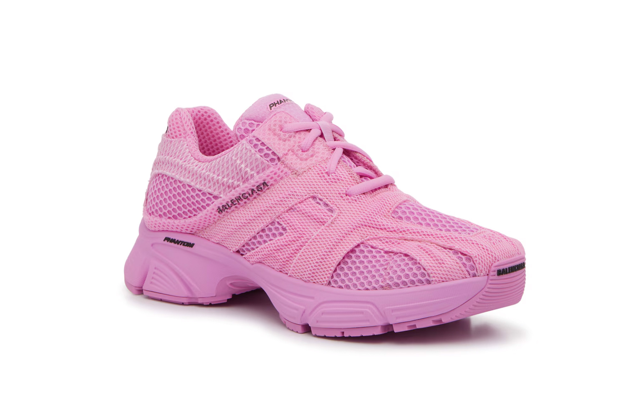 A pink Balenciaga sneaker