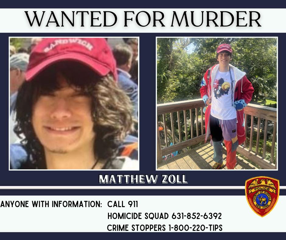 wanted poster for Matthew Zoll 