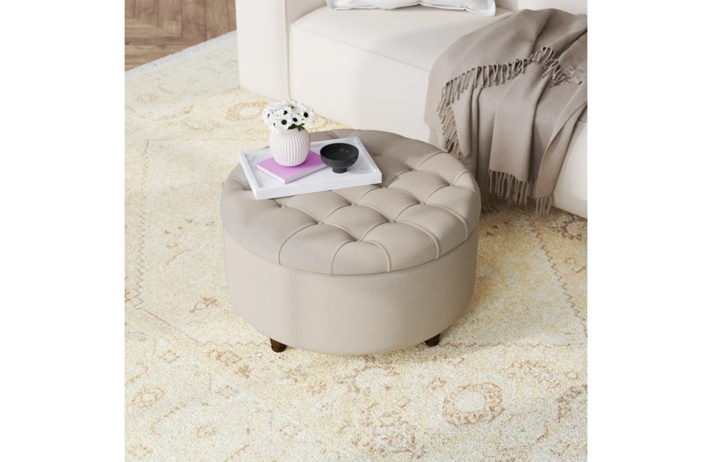 Noelle Upholstered Ottoman
