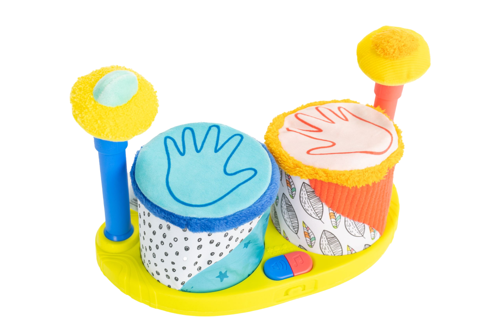 Fat Brain Toys Lamaze Squeeze Beats First Drum Set