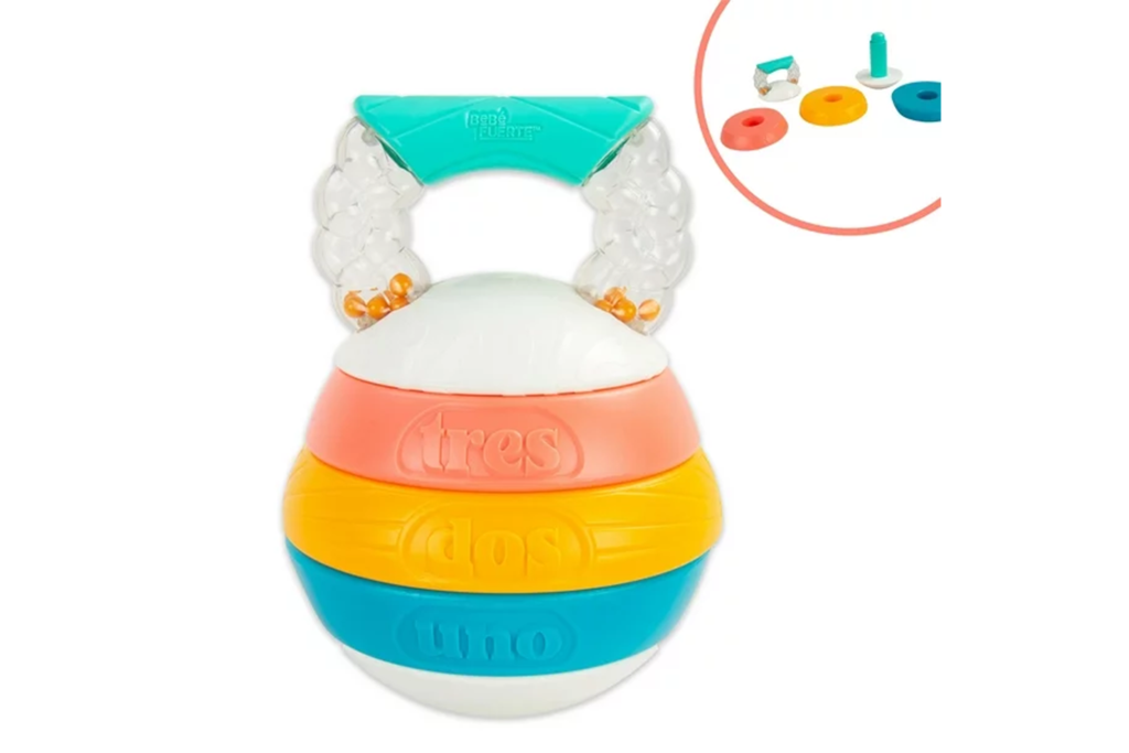 Bebe Fuerte Stack & Count Kettlebell Activity Toy