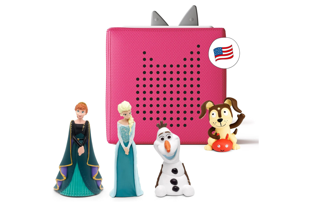 tonies Toniebox Audio Player Starter Set with Elsa, Anna, Olaf and Playtime Puppy