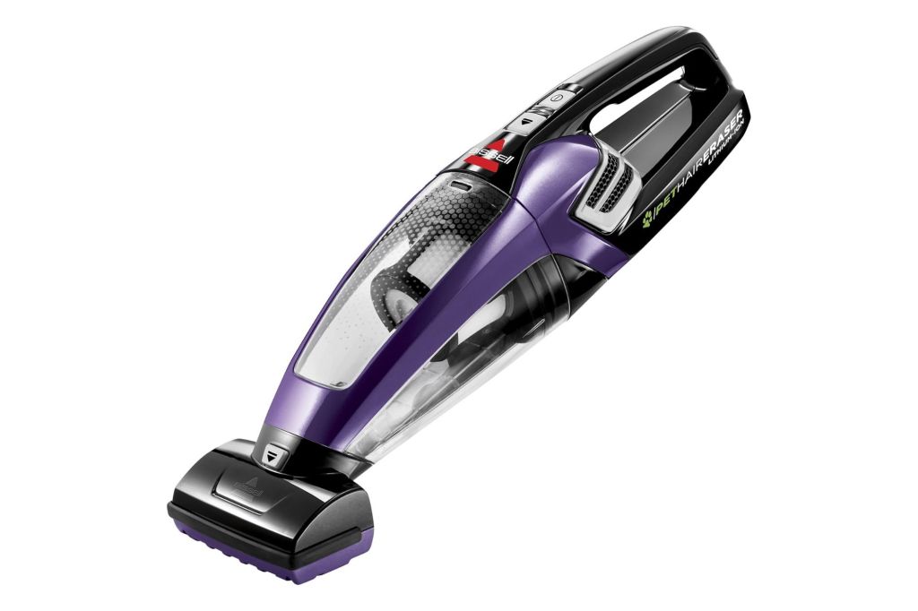 A handheld vacuum